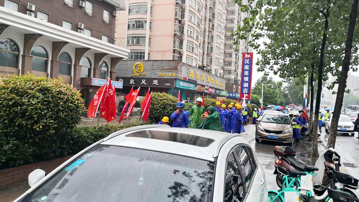 抗洪救災現(xiàn)場